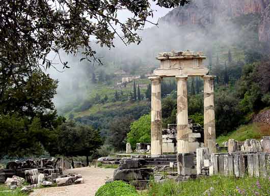 Tholos at Sanctuary of Athena Pronaia, DelphiDelphi - click to close