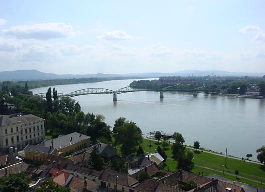 River Danube at Esztergom- click to close