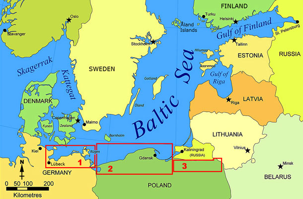 Baltic Sea Map 1 