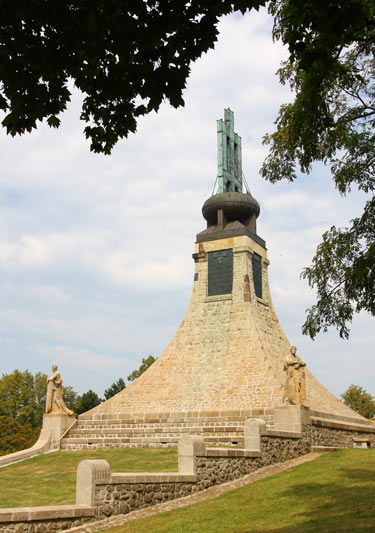 Austerlitz battlefield memorial, Napoleonic Wars 1805