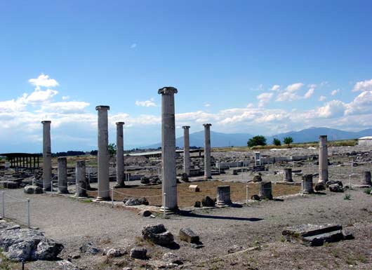 Pella archaeological site - click to close