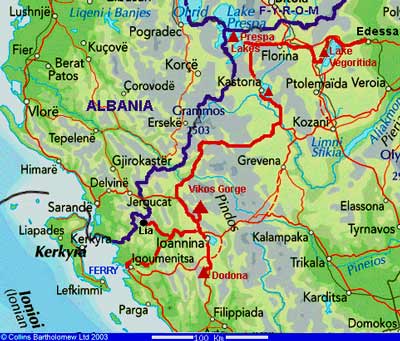Western Macedonia and Epiros - click to close