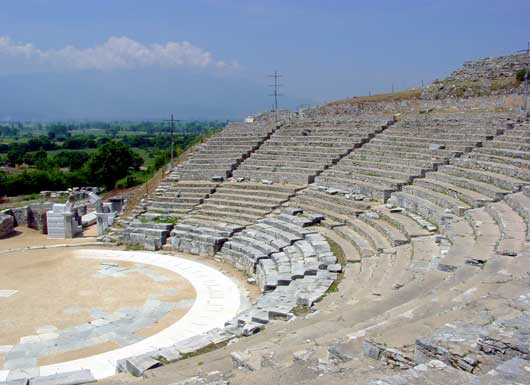 Philippi Hellenistic theatre - click to close