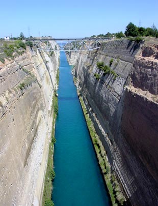 Corinth Canal - click to close