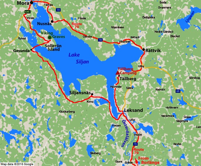 Lake Siljan - Tällberg, Leksand, Sollerön, Mora, and Rättvik